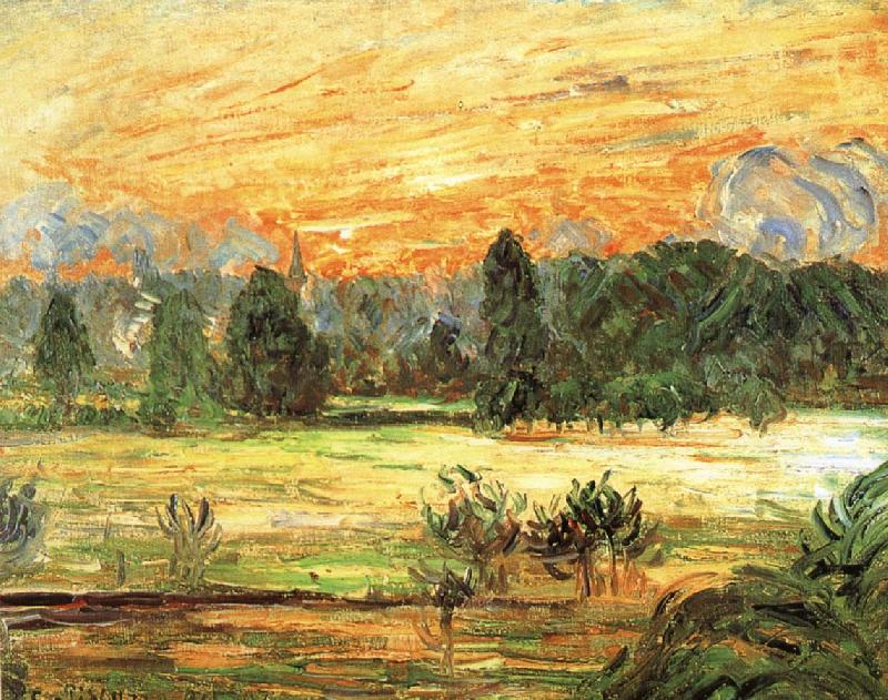 Camille Pissarro Sunsets